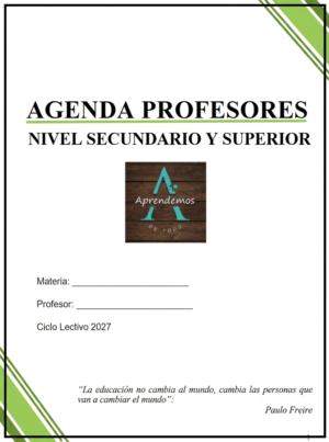 Agenda Profesores Secundario y Superior DIGITAL