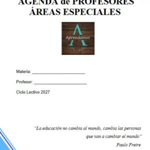 AGENDA 2027 - PROFESORES de Áreas Especiales - DIGITAL