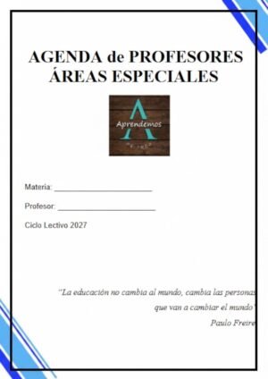 AGENDA 2027 - PROFESORES de Áreas Especiales - DIGITAL